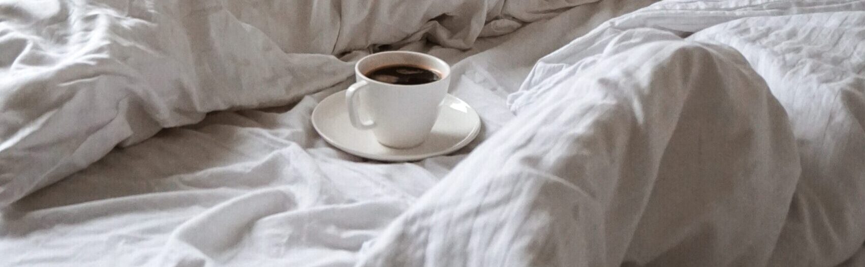 Koffie op bed